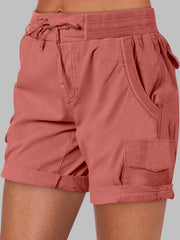 ANRABESS close-up of cargo pocket detail highlighting secure storage benefit