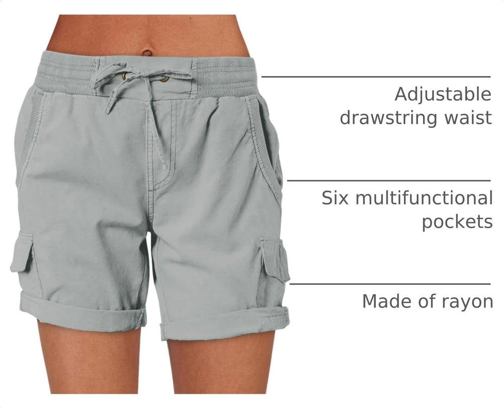 ANRABESS elastic waist and working drawstring for adjustable fit