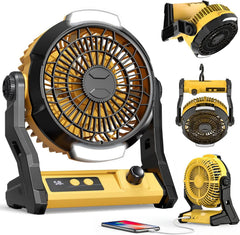 Antarctic Star front view of fan showing controls and compact design for versatile use