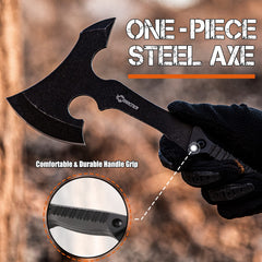 ANTARCTICA throwing knife close-up blade detail highlighting durable stainless steel