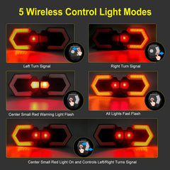 antfire lights mounted on bike front showing directional signaling benefit while riding
