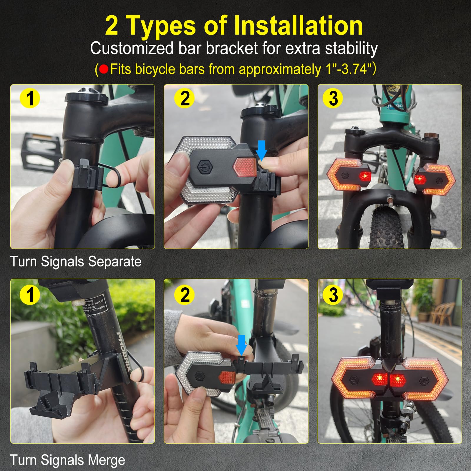 Antfire mounting straps, brackets and pads ready for tool-free installation