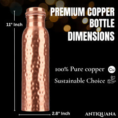 ANTIQUANA matching copper tumbler displayed for coordinated serving benefit