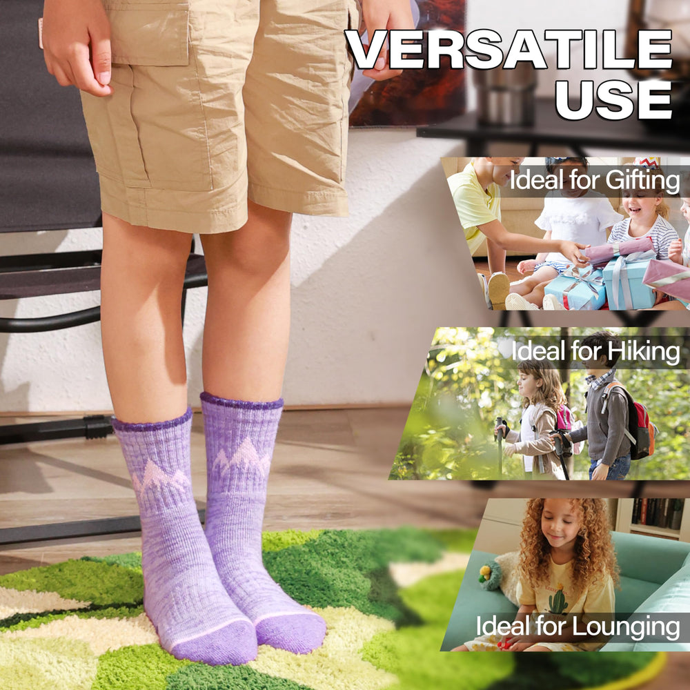 ANTSANG socks in an outdoor play scene highlighting warmth and active protection
