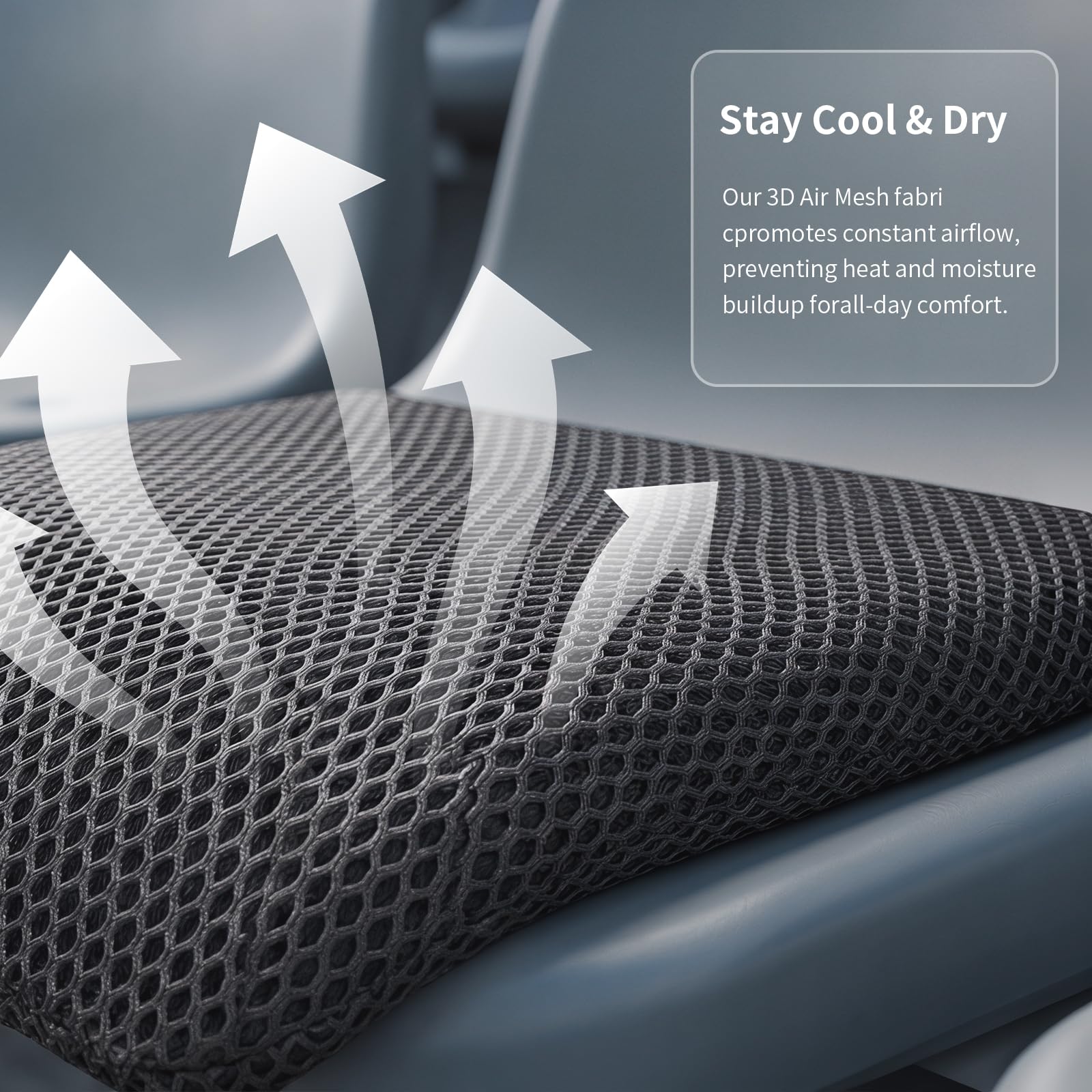 Anycosy non-slip bottom detail providing secure grip on benches and bleachers