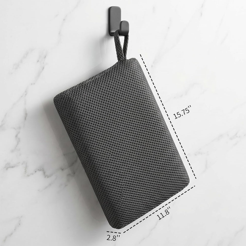 Anycosy side profile showing 2.4-inch thickness for sustained pressure relief