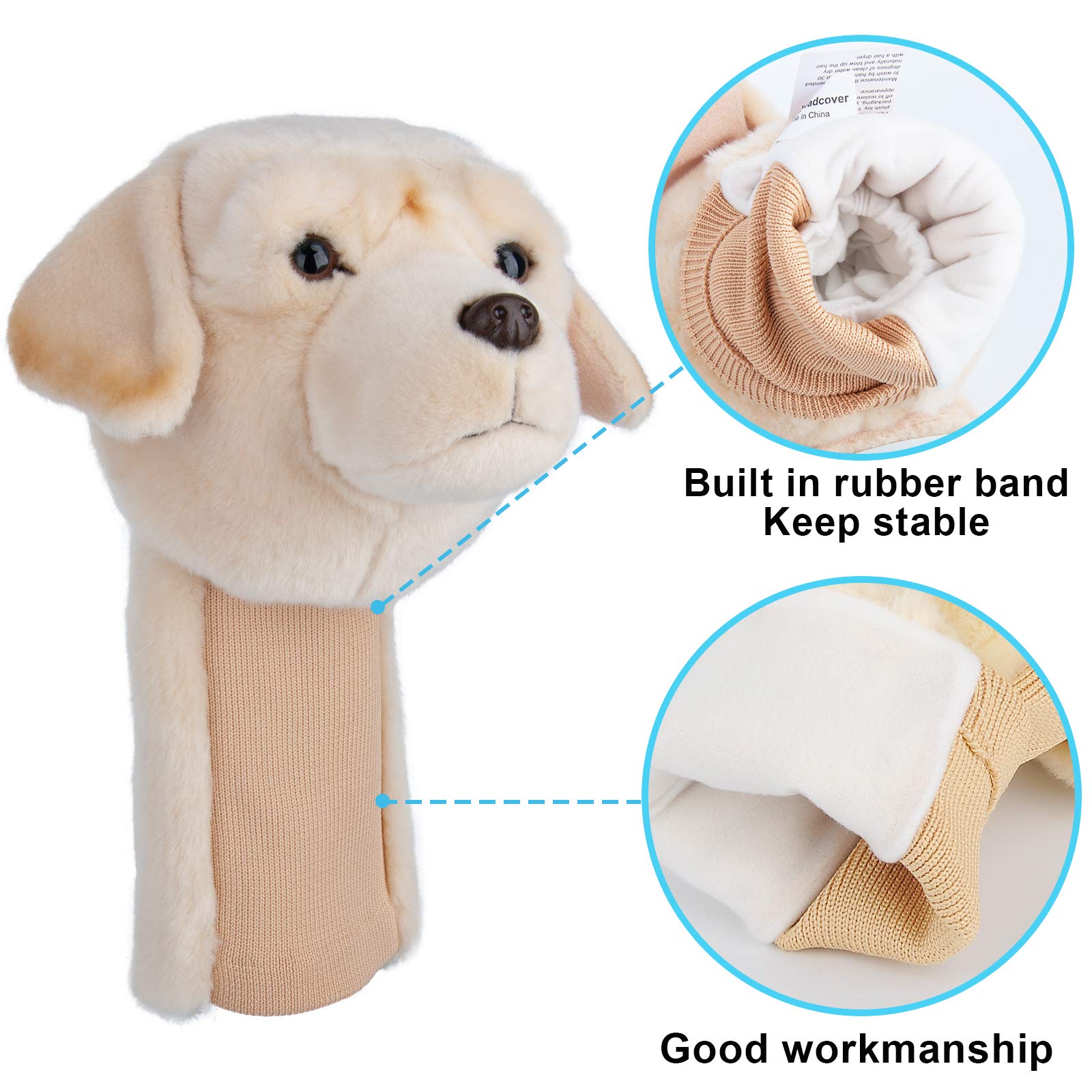 Anyork Labrador in a golf bag showing easy access and organized transport benefit
