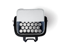AO Coolers open cooler filled with drinks and ice demonstrating cold retention and organization