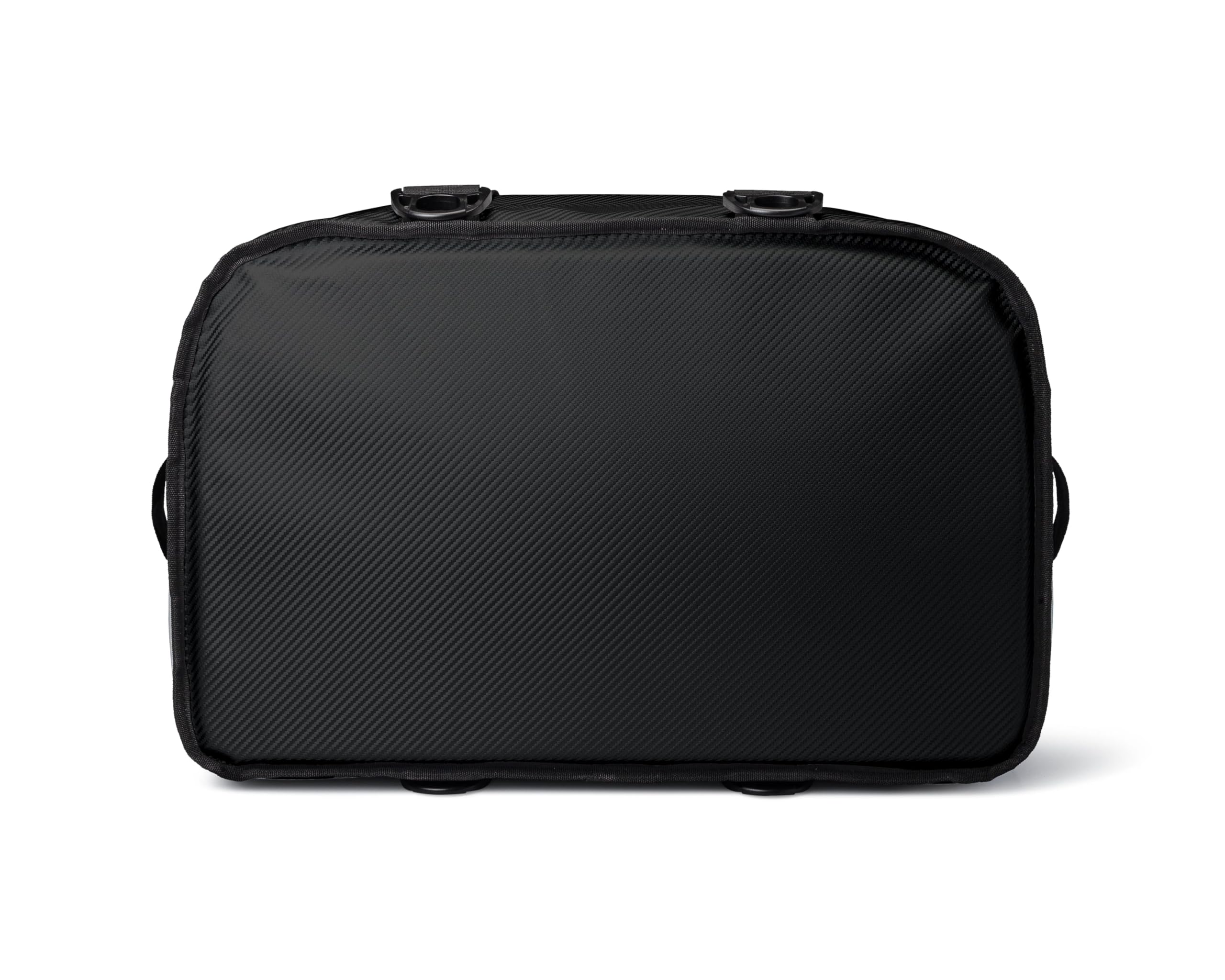 AO Coolers next to backpack showing size scale and space-saving benefit for travel