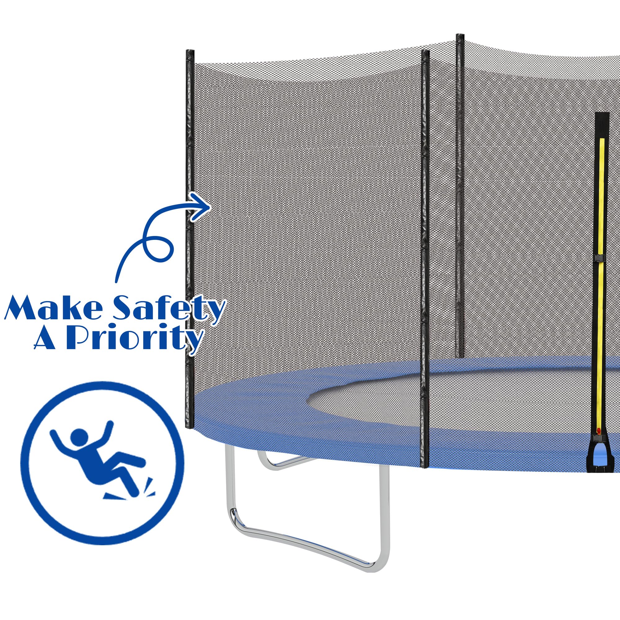 Aodaer double-headed zipper and safety buckle providing secure entry control