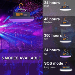 AODOO top control switch close-up demonstrating easy mode and brightness control
