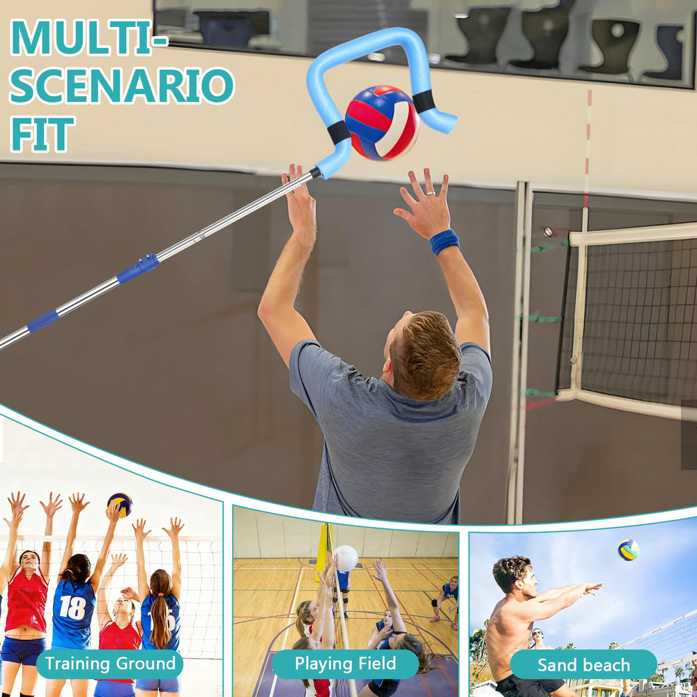 Aoiaute in-use backyard practice enabling solo hitting and serving drills