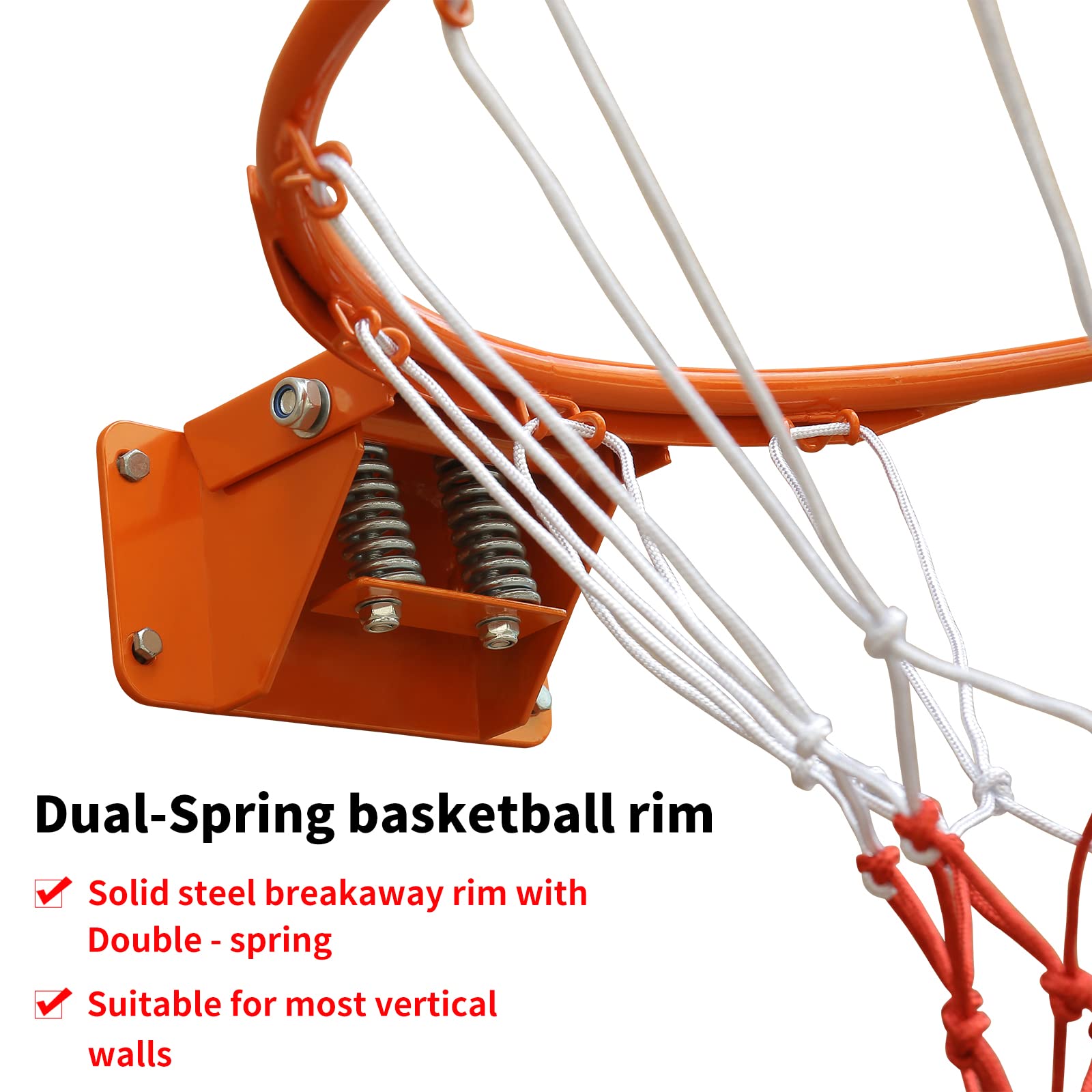 AOKUNG close-up of double spring mechanism demonstrating reliable impact absorption