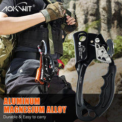 AOKWIT handle closeup with rubberized grip for comfort and better friction