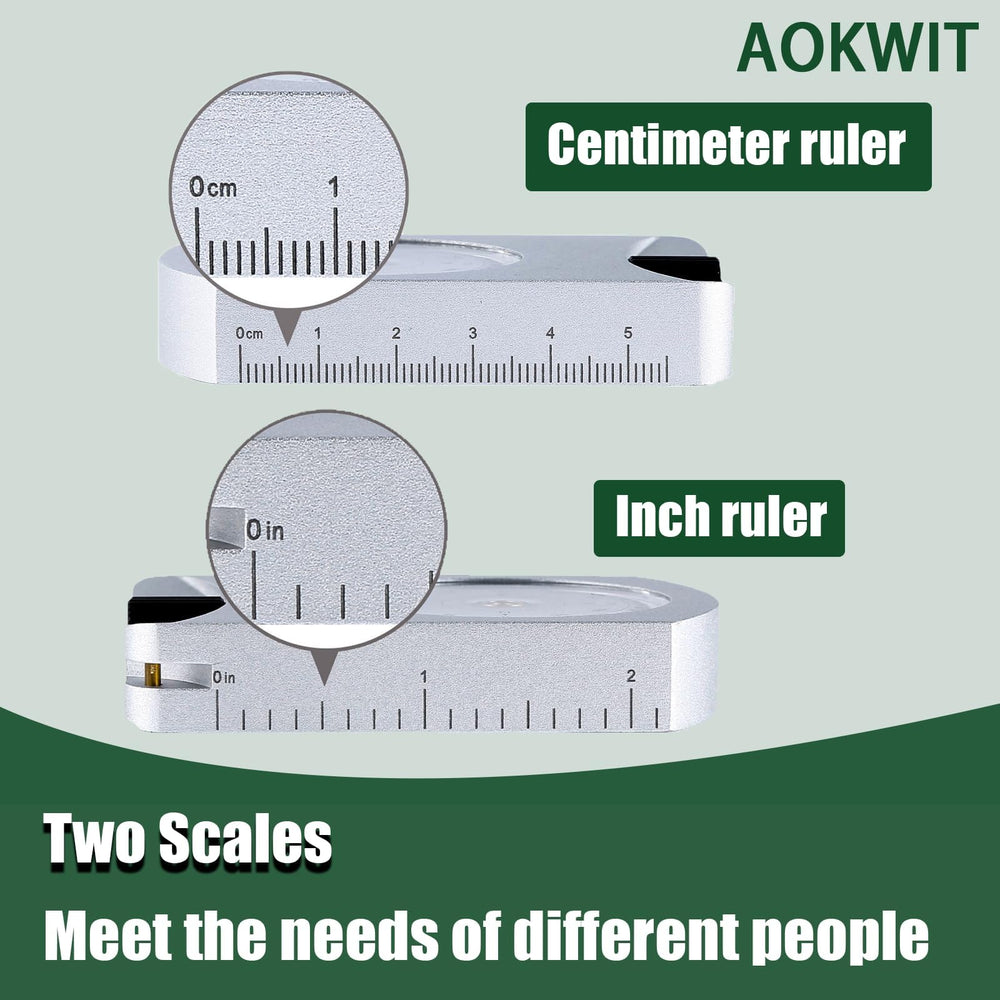 AOKWIT side profile of aluminum body for rugged durability
