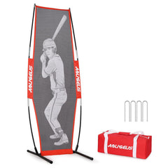 AOLIGEIJS batter dummy front view showing realistic silhouette and accurate targeting