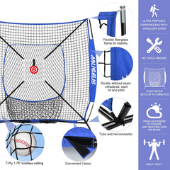AOLIGEIJS closeup of 7‑ply knotless netting highlighting durable tear resistance