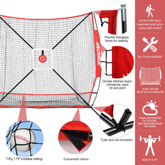 AOLIGEIJS close-up of 7-ply knotless netting highlighting durability benefit