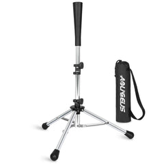 AOLIGEIJS front view with ball showing batting tee stability and setup