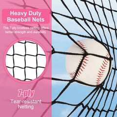 AOLIGEIJS close-up of 7-ply knotless netting, demonstrates tear resistance and longevity
