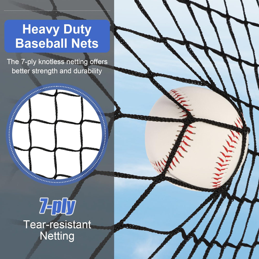 AOLIGEIJS 7-ply knotless netting close-up for durable impact resistance