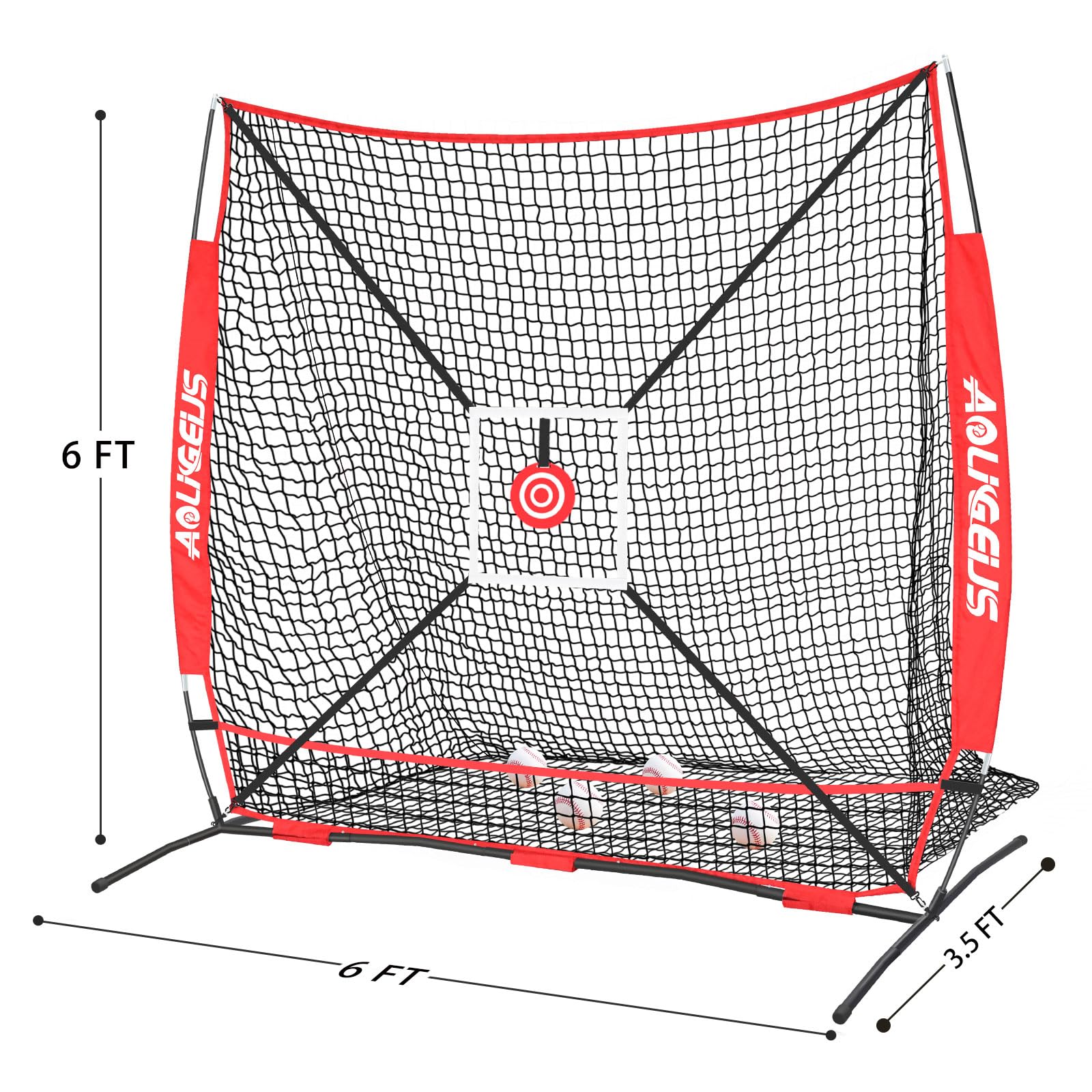 AOLIGEIJS size comparison with athlete showing true-to-size practice area benefit