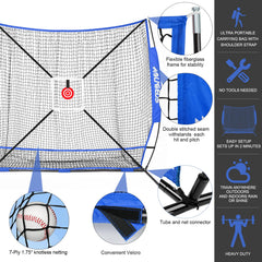 aoligeijs strike zone attached to net emphasizing precision training benefit