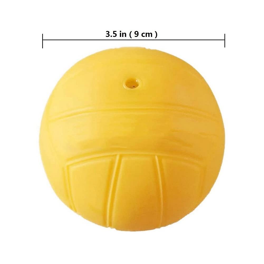 Aolowewin inflated ball floating on pool showing bright visibility in water