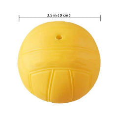 Aolowewin inflated ball floating on pool showing bright visibility in water