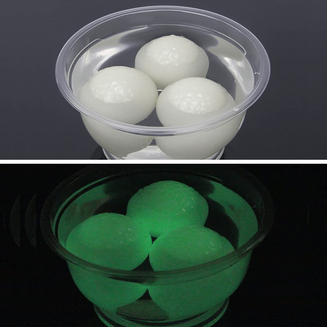 Aolowewin ball next to a hand and ruler to show regulation size and true-to-play feel