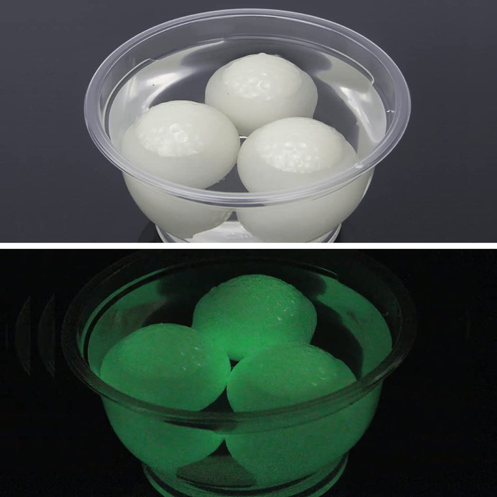Aolowewin ball next to a hand and ruler to show regulation size and true-to-play feel