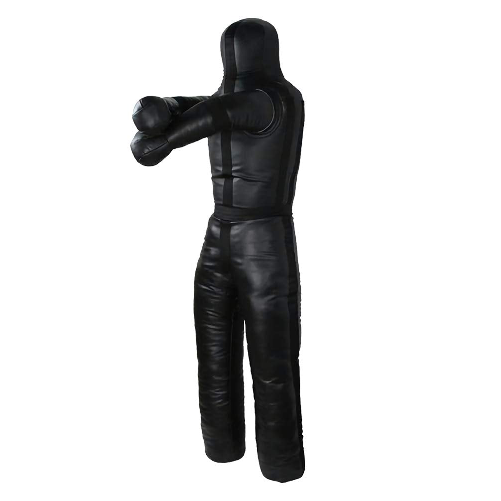 Aoneky front view of 6ft grappling dummy showing realistic proportions and durability