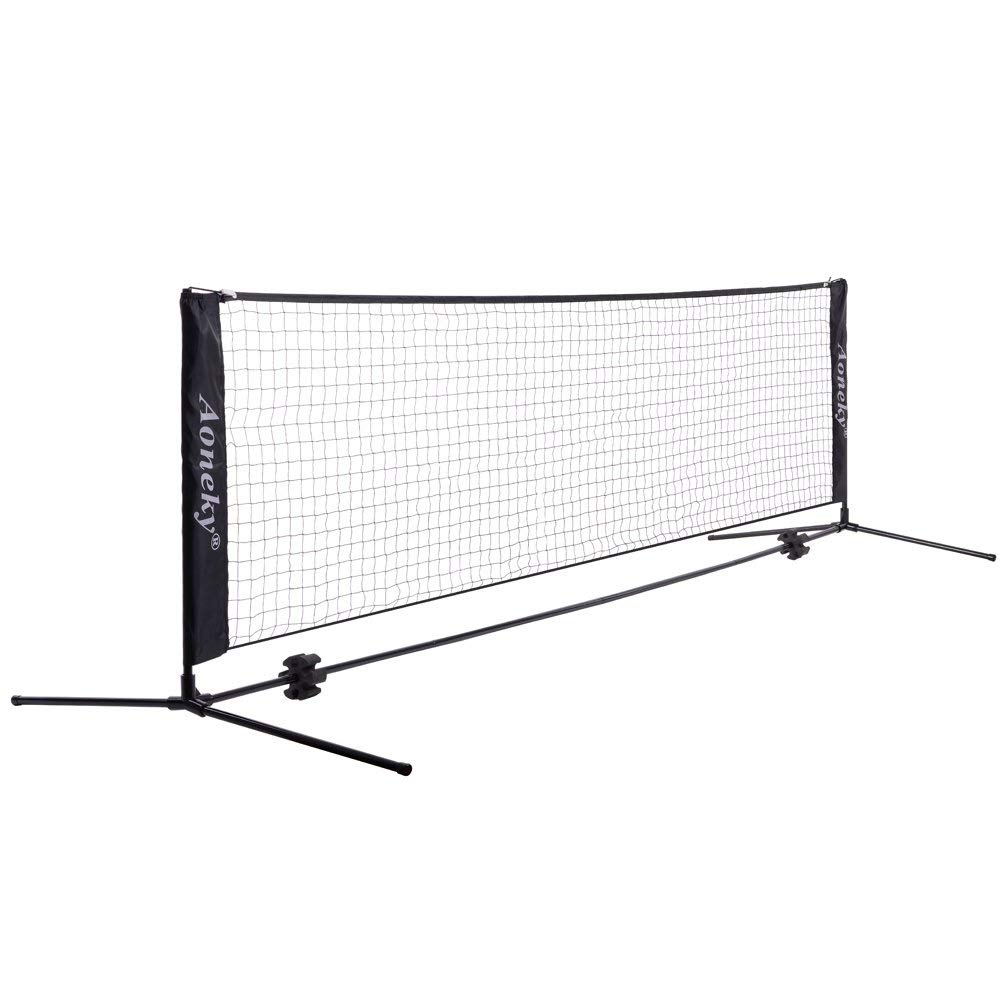 Aoneky front view of packaged net showing compact portability and quick setup