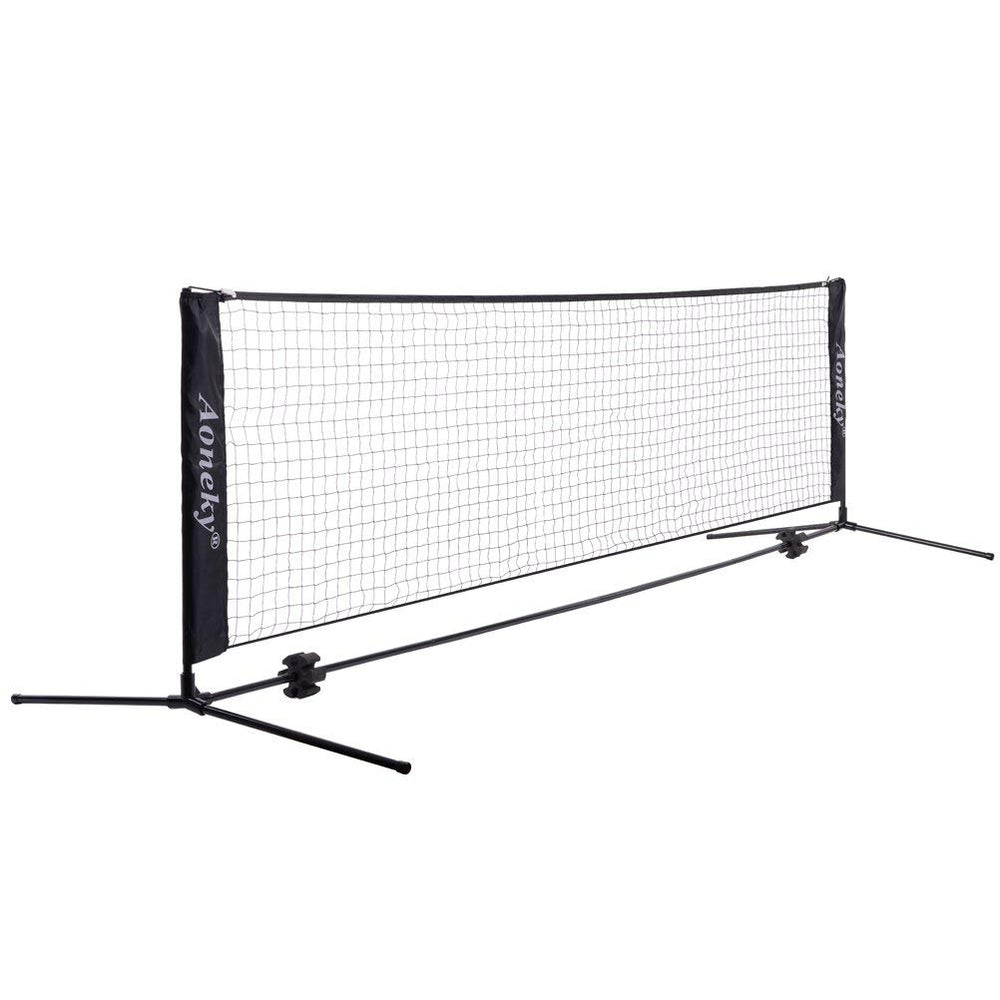 Aoneky front view of packaged net showing compact portability and quick setup