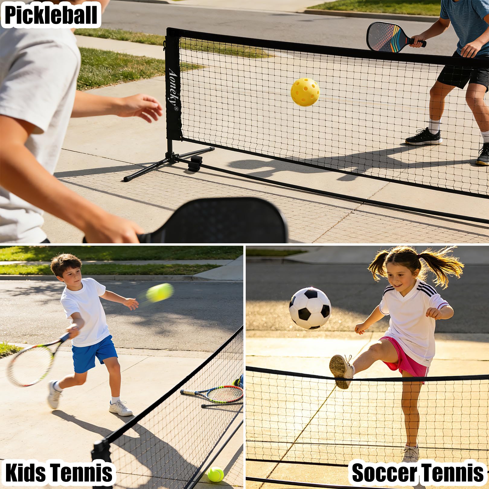 Aoneky detail of net tension system offering adjustable training feel
