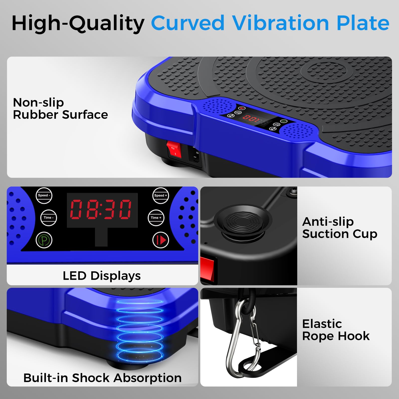 AoraPulse textured platform detail providing secure grip and reduced joint strain
