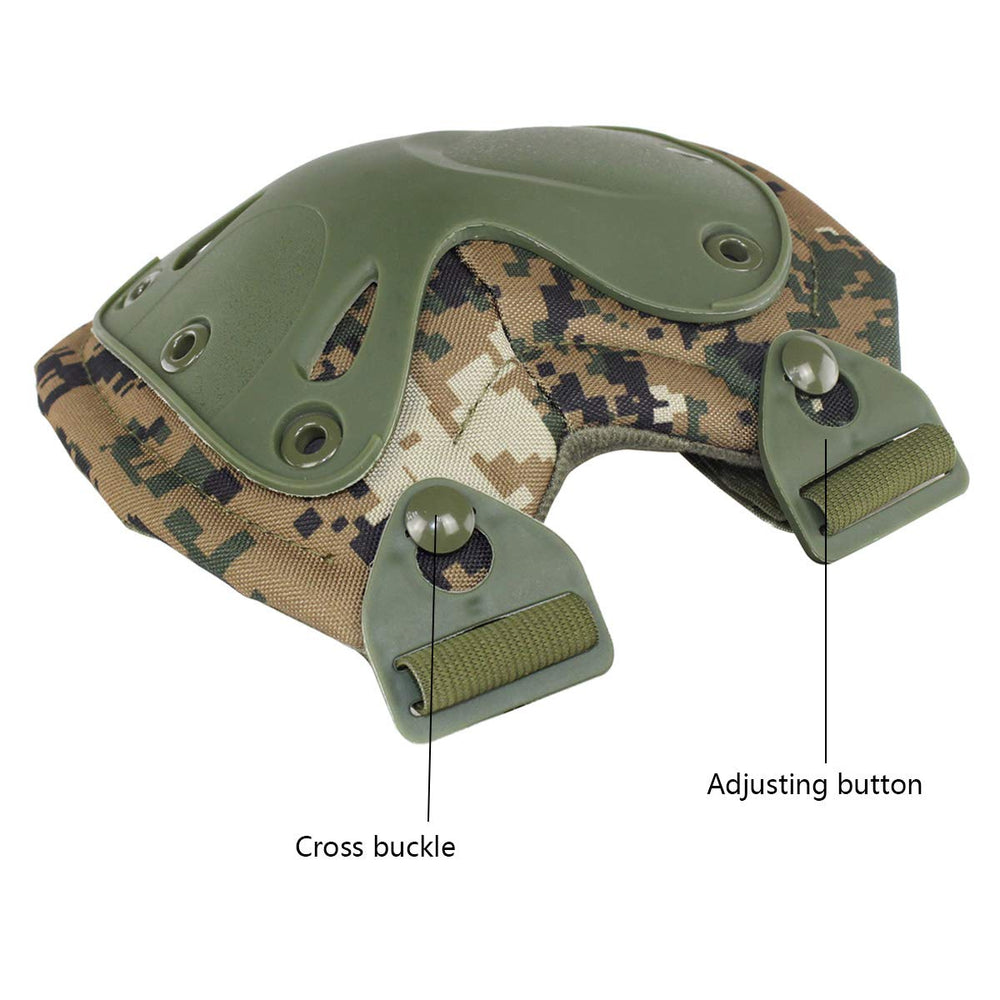 AOUTACC knee pad worn while mountain biking for joint protection on trails