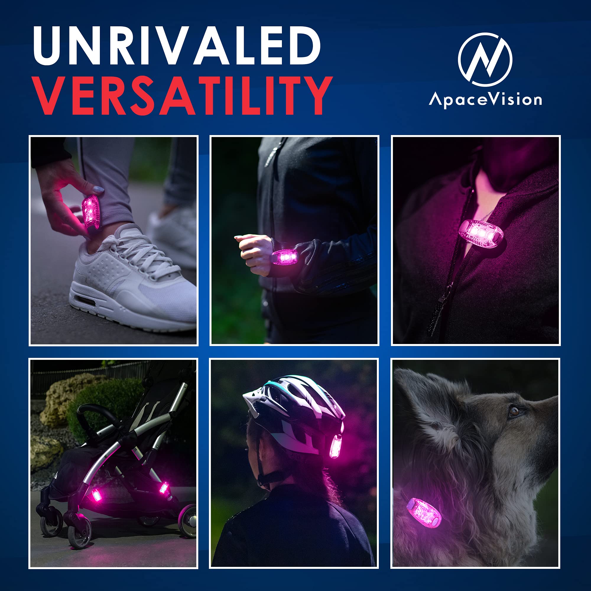 Apace Vision long armband worn on forearm for comfortable active use