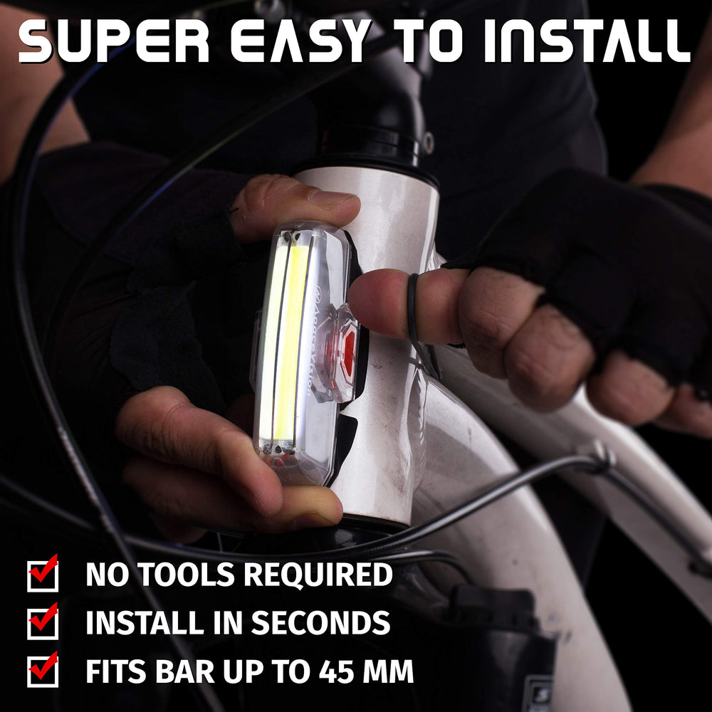 Apace Vision connected to USB port showing convenient rechargeable benefit