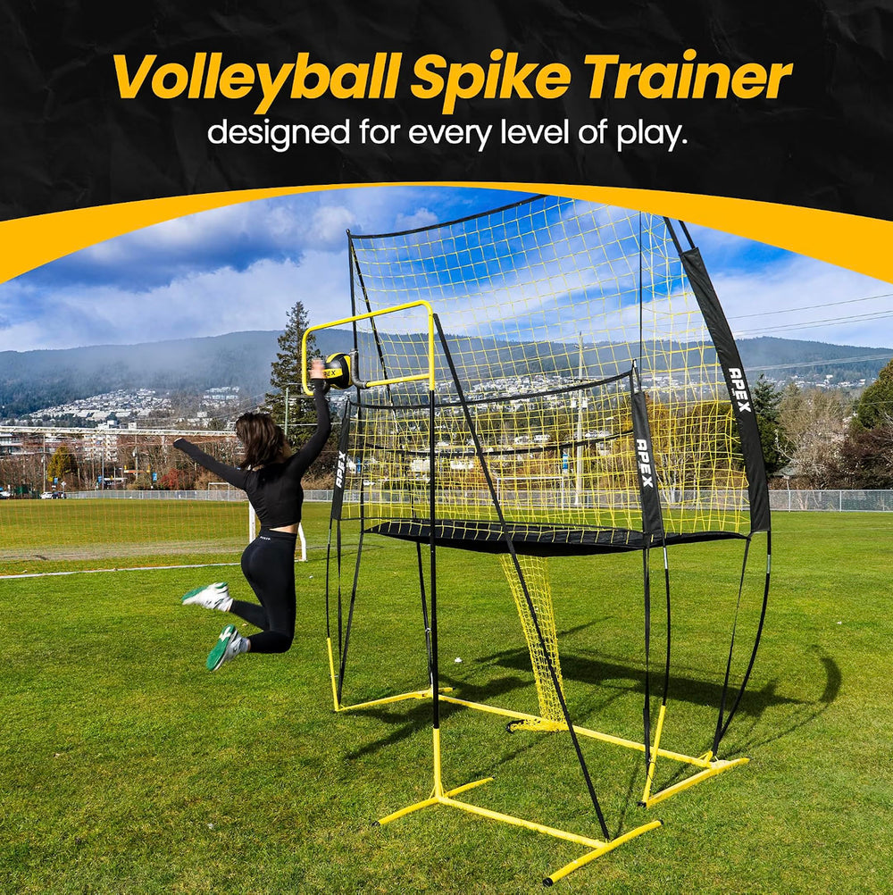 Apex Sports two volleyballs stacked to show team set and reliable practice supply