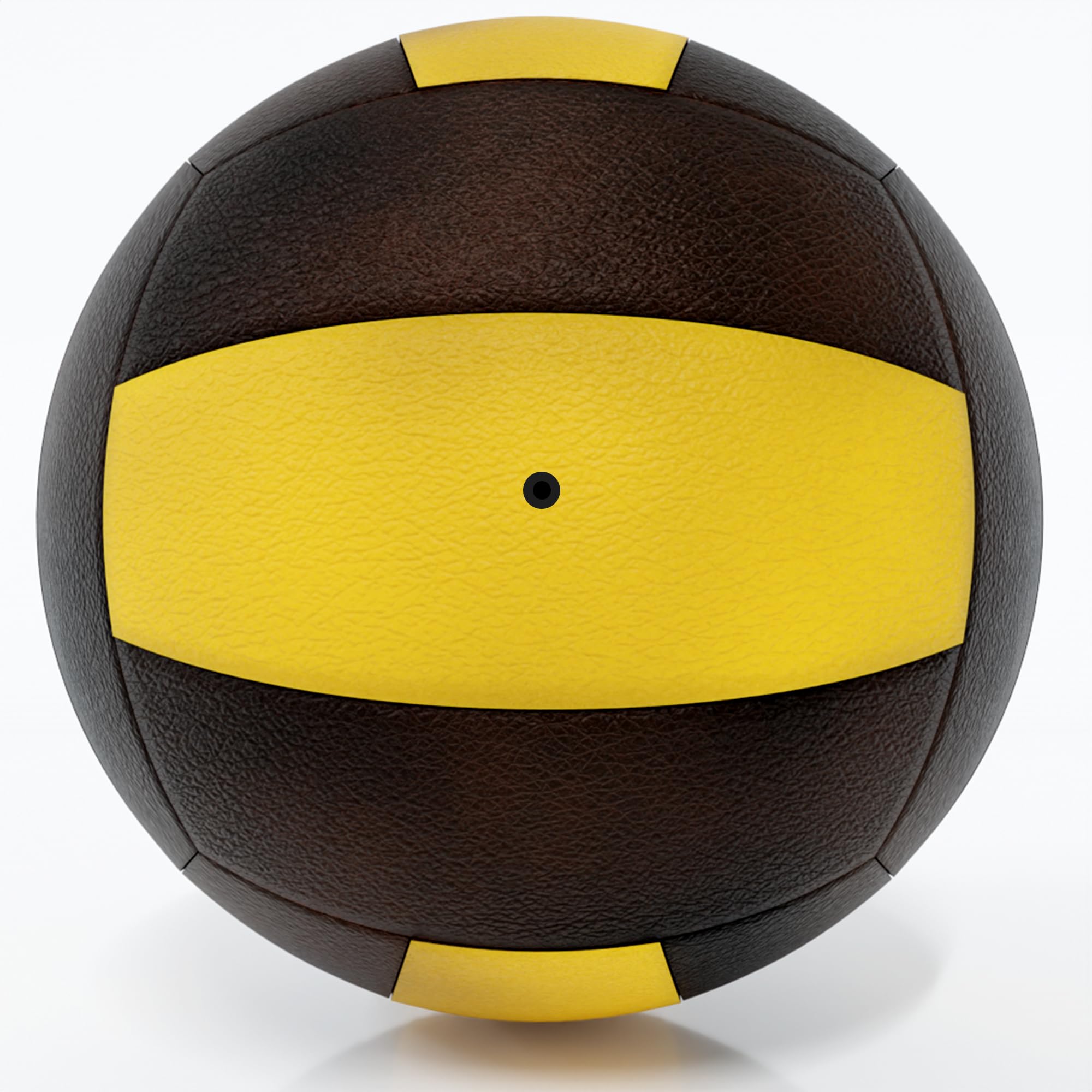 Apex Sports volleyball next to ruler showing official size and correct weight