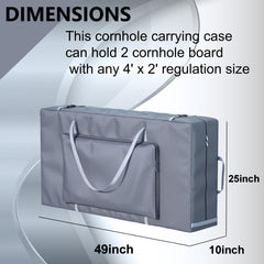 APOLAI 7 front pocket holding bean bags and accessories for organized play