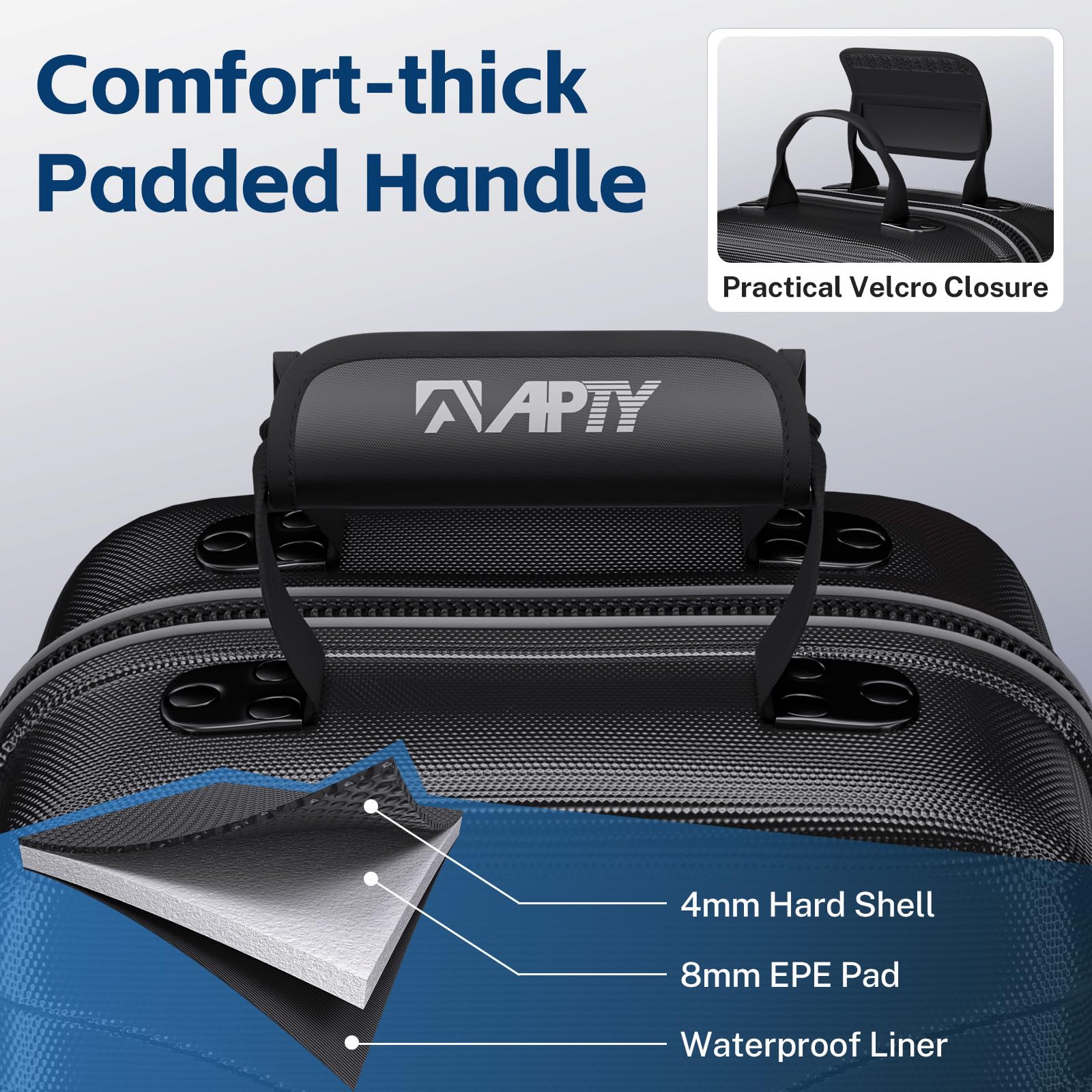 APTY grooved wheels close-up dispersing water and improving grip