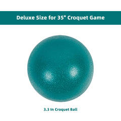 ApudArmis balls in use on lawn showing clear visibility and playability