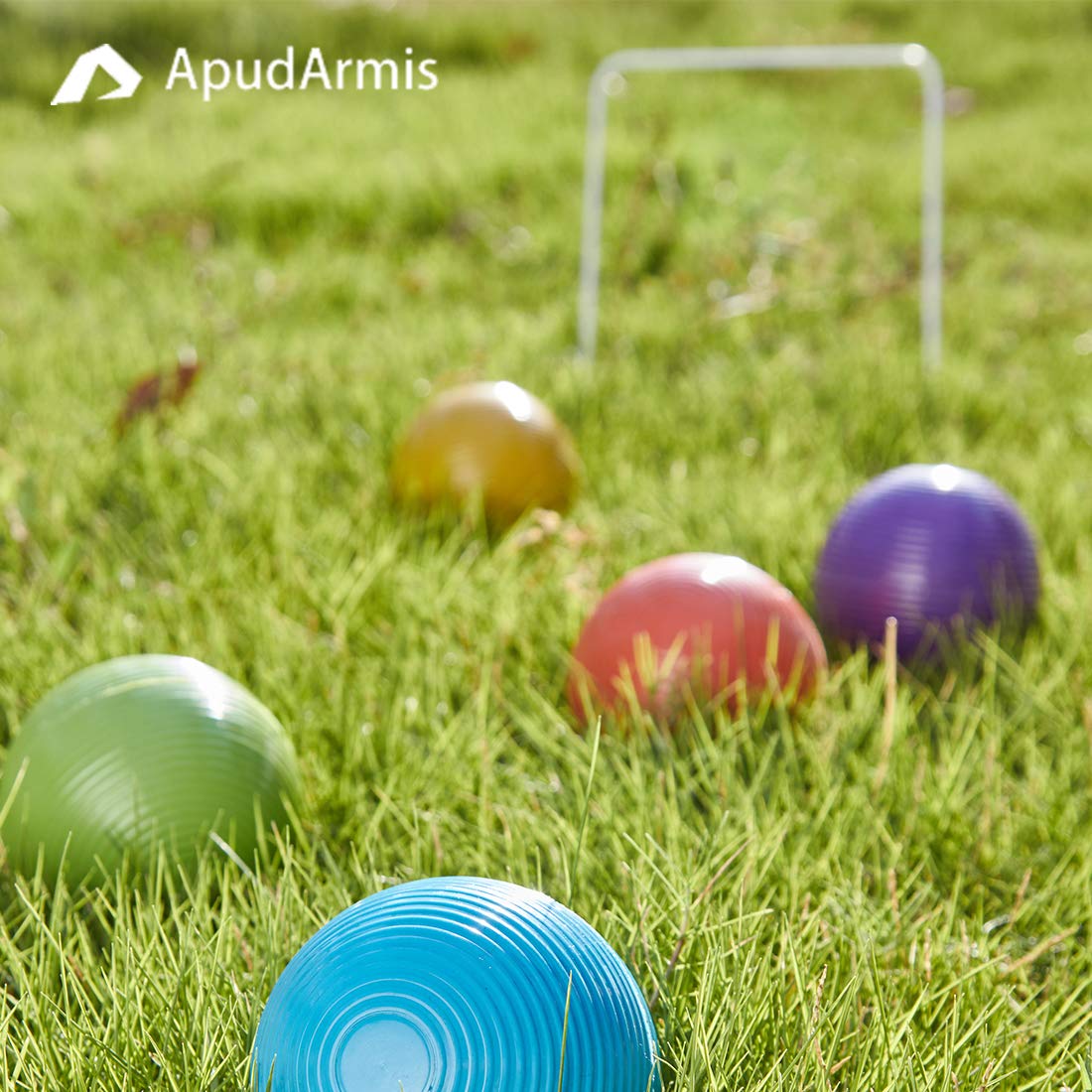 ApudArmis ball being wiped clean showing easy maintenance benefit