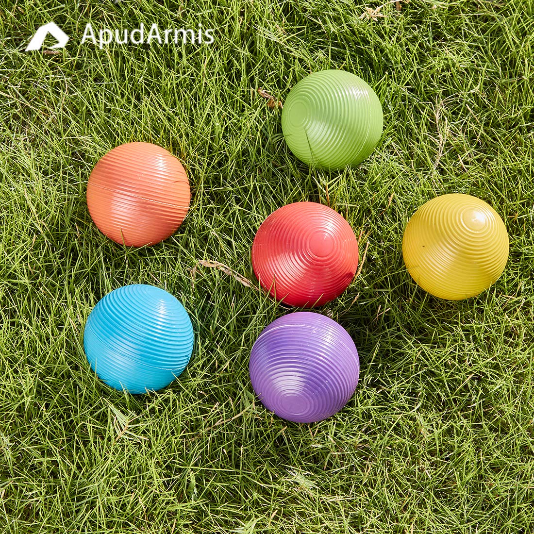 ApudArmis used as pallino replacement illustrating target ball compatibility benefit
