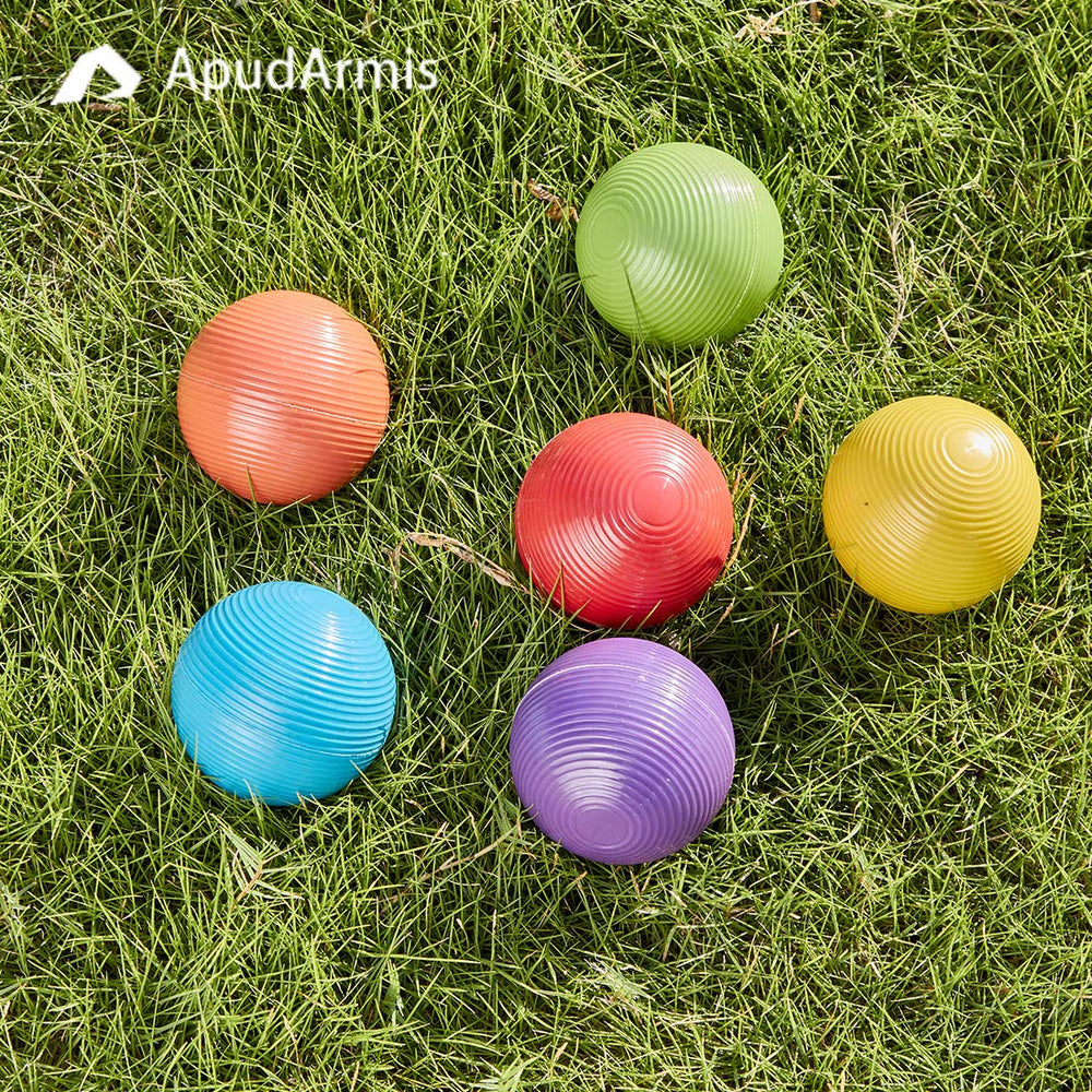 ApudArmis used as pallino replacement illustrating target ball compatibility benefit