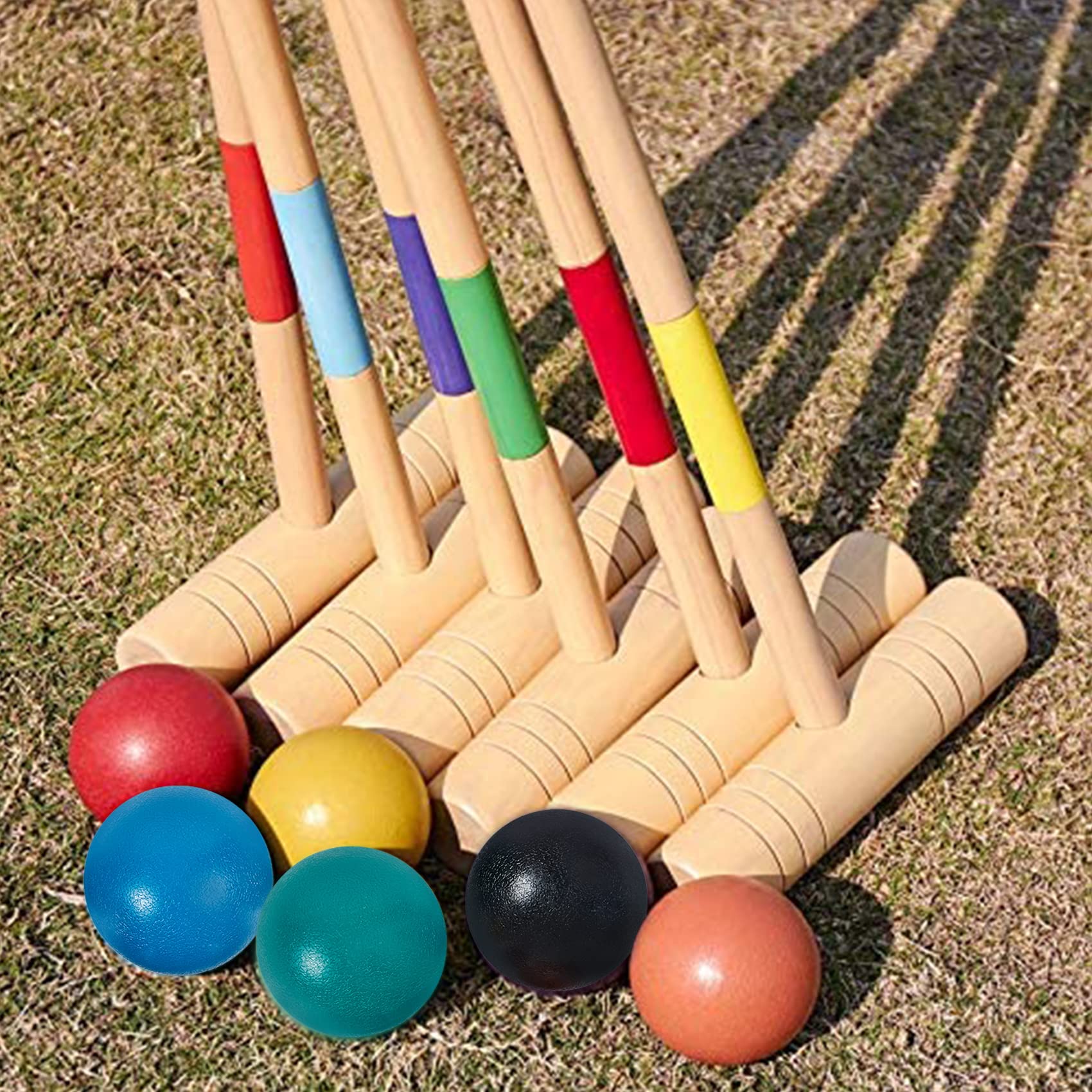 ApudArmis six balls arranged to display full color set and quick replacement benefit