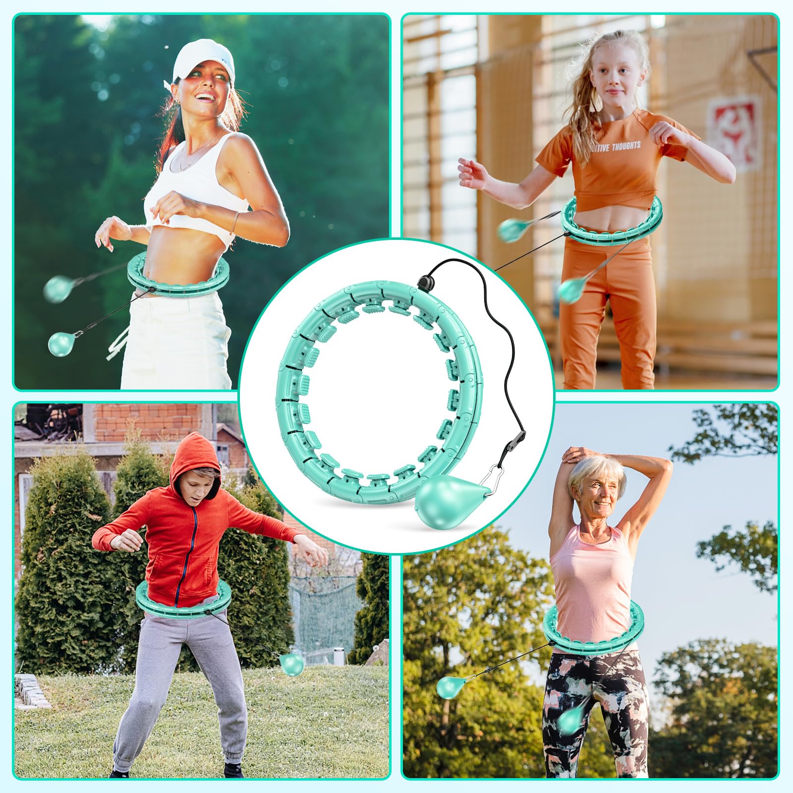 APzek disassembled hoop packed compactly for convenient storage