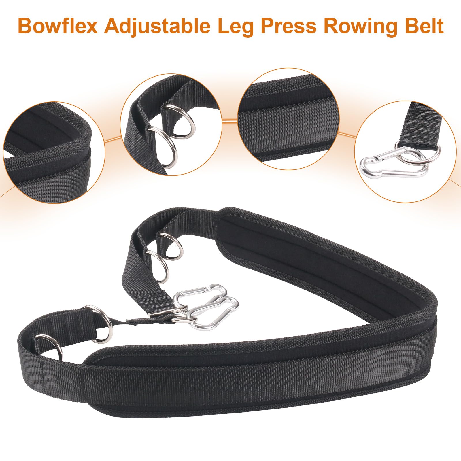 AQDD belt attached to Bowflex PR1000 demonstrating easy setup benefit